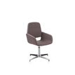 2012349446638-Chaise AITA - dossier haut - siège pivotant - pietement aluminium - tissu gris--0