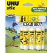4026700349900-UHU - 7 Bâtons de colle 8.2 g  + 1 bâton 21 g - Looney Tunes--0