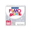 4007817804995-Pâte Fimo Kids  - Gris Pailleté - 42G-Angle droit-1