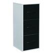 0000793671906-Classeur mélaminé monobloc - 3 tiroirs dossiers suspendus - H101 x L42 x P44 cm - corps blanc - tiroi--0