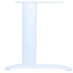 3253310150461-Bureau symétrique 120° IDRA - L185 cm - Pieds blanc - plateau imitation Erable--1