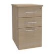 Caisson bout de bureau IDRA/DUAL - L47 x P60 cm - Imitation Chêne clair
