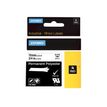 0071701184849-Dymo - Ruban d'étiquettes polyester auto-adhésives - (19 mm x 3,5 m) - fond blanc écriture noir-Avant-0