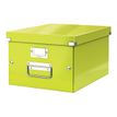 4002432398133-Leitz Click & Store - Boîte de rangement- A4 - vert métallisé-Angle droit-1