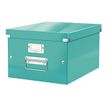 4002432103799-Leitz Click & Store - Boîte de rangement A4 - bleu iceberg-Angle droit-1