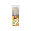 3086123498587-BIC Highlighter Flex - Pack de 4 surligneurs - couleurs assorties-Avant-0
