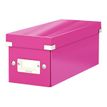 Leitz Click & Store - Boîte de rangement pour CD - rose métallisé
