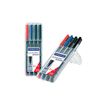 4007817319123-STAEDTLER Lumocolor 318 - Pack de 4 marqueurs permanents (format spécial) - pointe fine - c-Multi-angle-2