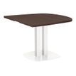 3483600647511-Table de réunion demi-ovale XENON - 102 cm - Chêne royal-Angle gauche-0