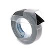 3501170898130-Dymo - Ruban d'étiquettes auto-adhésives 3D - 1 rouleau (9 mm x 3 m) - fond noir-Angle gauche-0