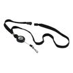 4005546731438-Durable - Lacet pour badge avec enrouleur 80 cm - noir-Angle gauche-0