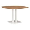 3483600598202-Table de réunion ronde XENON - 115 cm - Merisier italien-Avant-0
