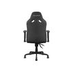 4710483775178-Fauteuil gamer FUSION S Black - accoudoirs réglables - appui-tête intégré - noir-Arrière-3