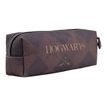 0404051145596-Harry Potter -  Trousse carrée 1 compartiment - brun/or - Karactermania-Angle gauche-1