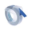 0400000007687-Dymo - Ruban d'étiquettes auto-adhésives 3D - 1 rouleau (9 mm x 3 m) - fond bleu brillant-Angle droit-0