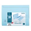 3130632479725-Exacompta Super 210 - 18 Paquets de 10 Chemises poche - bleu clair-Avant-2