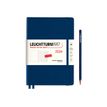 Leuchtturm1917 - Agenda 1 semaine sur 2 pages et carnet - A5 - bleu marine