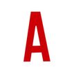 8711234223005-Pickup - Étiquette autocollante - 90 mm - Lettre A - rouge brillant-Avant-0