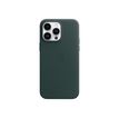 0194253345725-Apple - coque de protection en cuir avec MagSafe pour iPhone 14 Pro Max - vert-Avant-0