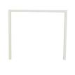 0404000121121-Bureau simple IRIS - L120 cm - Plan suivant - Pieds blanc - plateau imitation Hêtre--2