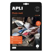 Apli Paper - Papier photo mat recto/verso - A4 - 170 g/m² - 20 feuilles