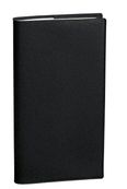 Agenda de poche Impala Silma - 1 semaine par page - 8,8 x 17 cm - noir - Quo Vadis