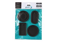 Pebeo GÉDÉO - Moule de modélisation - géométrique - silicone (pack de 4)