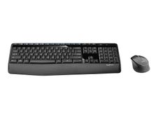 Logitech MK345 - Ensemble clavier et souris - sans fil - 2.4 GHz - Français - noir, bleu