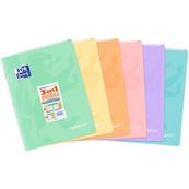 Oxford EasyBook Pastel - Cahier polypro 24 x 32 cm - 96 pages - grands carreaux (Seyes) - disponible dans différentes couleurs