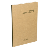 Agenda Lecas Brut -1 semaine sur 2 pages - 16 x 24 cm