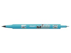 Pilot TWIN MARKER - Marqueur permanent - double pointe fine / extra fine - turquoise