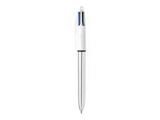BIC 4 Couleurs - stylo bille 4 couleurs - noir, rouge, bleu, vert (pack de 3)