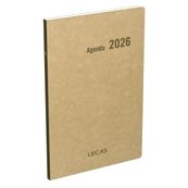 Agenda Lecas Brut -1 semaine sur 2 pages - 16 x 24 cm