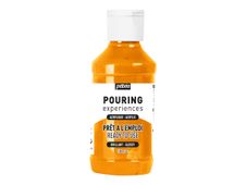 Pebeo Pouring Experiences - Peinture acrylique - orange - 118 ml