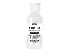 Pebeo Pouring Experiences - Peinture acrylique - blanc titane - 118 ml