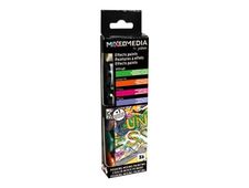 Pebeo Mixed Discovery Set - Kit de peinture - noir, turquoise, cramoisi, citron, bouton d'or, bleu des Caraïbes - 20 ml (pack de 6)