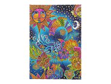 Paperblanks Laurel Burch Collection - Journal - reliure cousue et collée - midi - 125 x 180 mm 144 pages - ligné - celestial magic - multicolore