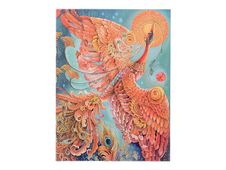Journal  -  17,5 x 23 cm  - 144 pages - oiseau de feu  - rouge - Paperblanks