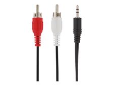 T'nB Home Connect - Câble audio de 3,5 mm (M) evrs RCA (M)e - 1.2 m - noir
