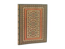 Paperblanks Flexis Daphnis & Chloe - Cahier de notes - reliure piquée - ultra - 175 x 225 mm - 88 feuilles / 176 pages - papier ivoire - uni - daphnis - couverture verte
