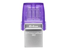 Kingston DataTraveler microDuo 3C - Clé USB 64 Go - USB 3.2 Gen 1 / USB-C