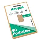 50 Pochettes +20% 229x324 brun Recyclé AA