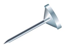 Exacompta - 100 Épingles tête plate - 5 mm - transparent