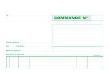 Exacompta - Manifold Carnet de commandes - 50 tripli - A4