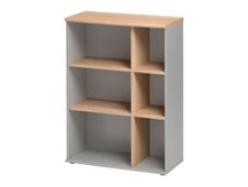Rangement haut JAZZ+ - L80 x H112 x P39 - 6 niches - Hêtre