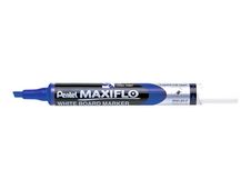 Pentel MAXIFLO - Marqueur effaçable - pointe biseau - bleu