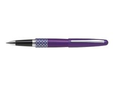 Pilot Retro Pop - Roller violet / ellipses - pointe 0,7 mm