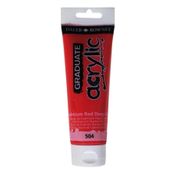 Daler-Rowney Graduate - Peinture acrylique - 120 ml - rouge foncée de cadmium