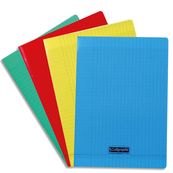 Calligraphe 8000 - Cahier polypro A4 (21x29,7 cm) - 96 pages- grands carreaux (Seyes) - disponible dans différentes couleurs