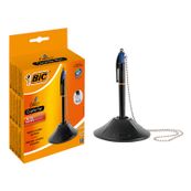 BIC - Stylo à bille de comptoir - 4 couleurs bleu - 1 mm - moyen - rétractable